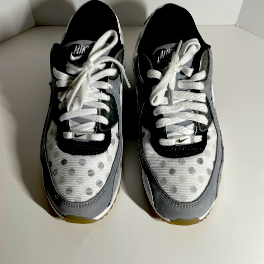 Nike Air Max 90 Nrg Venn Diagram Grey Fog Polka Black White Summit. EUC